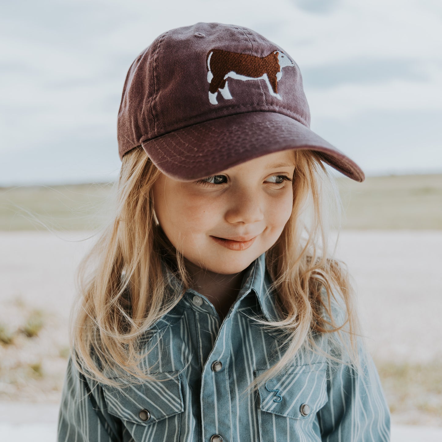 Purple Hereford Cap