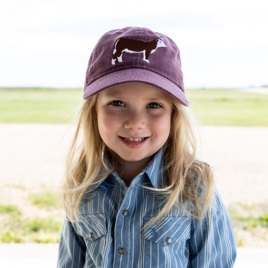 Purple Hereford Cap