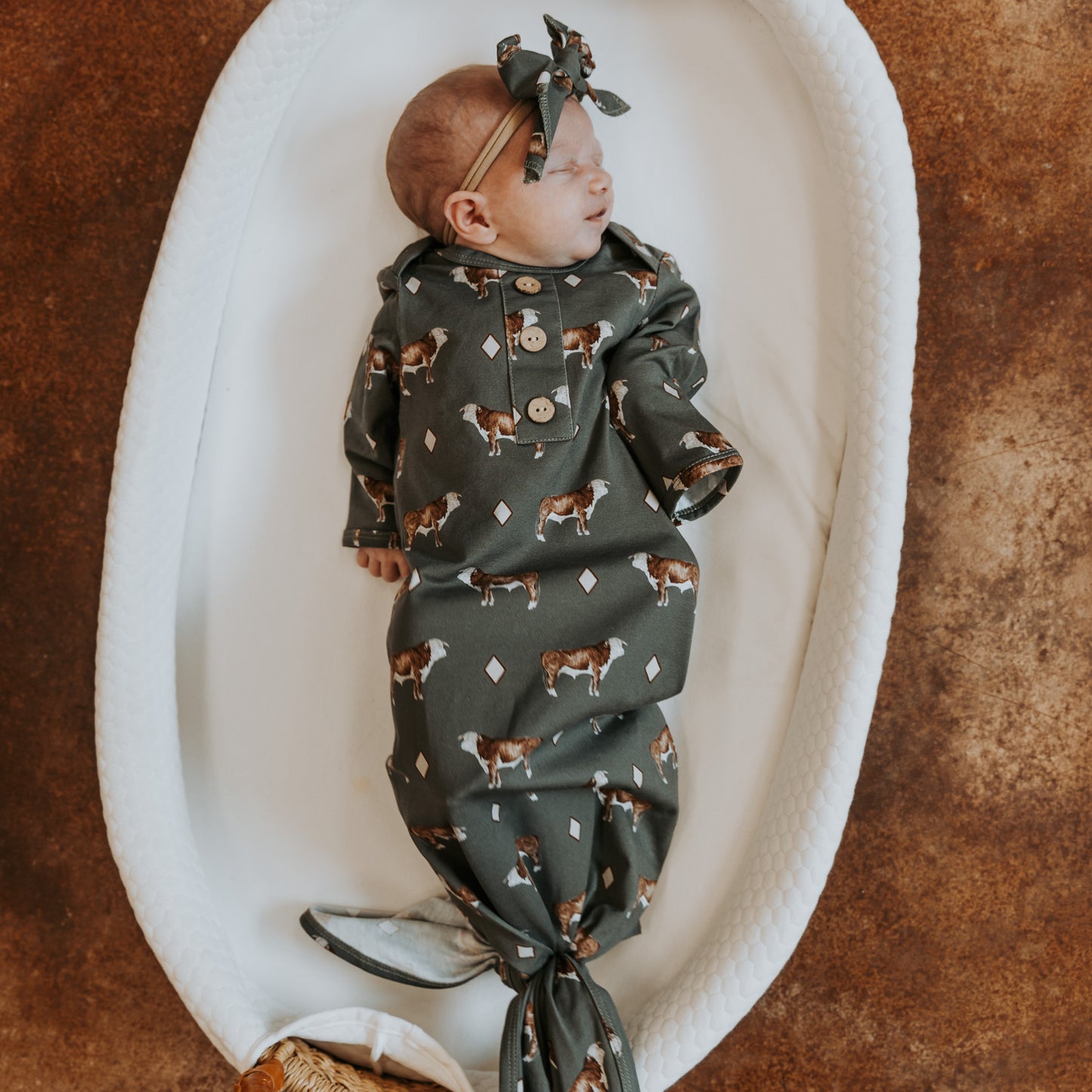 Hereford Bull Nylon Band Headband