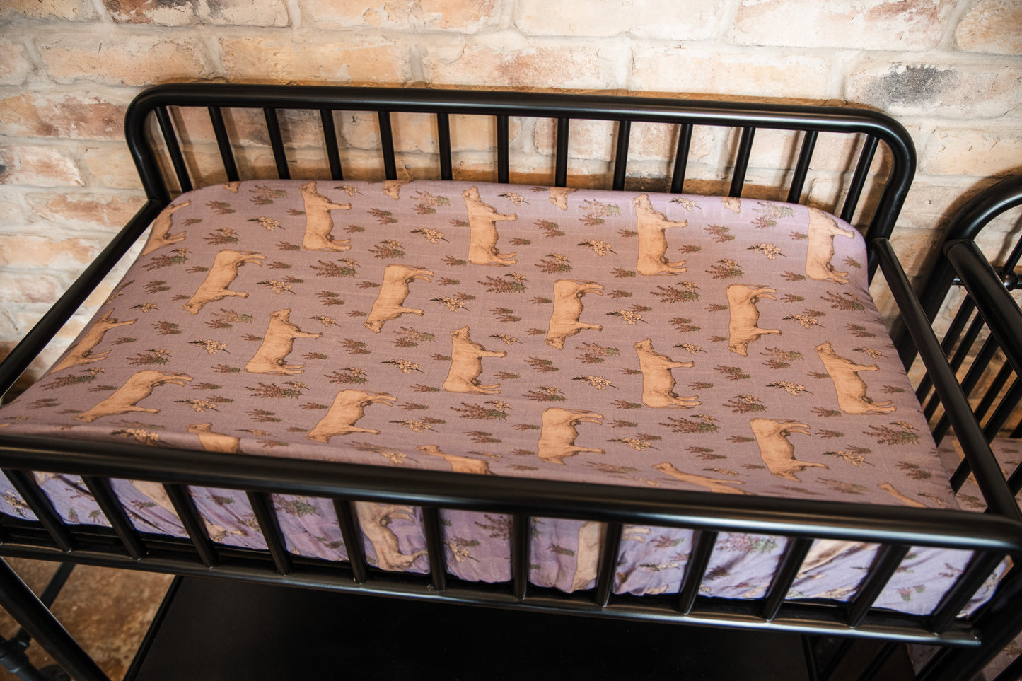 Charolais Bamboo Muslin Changing Pad Cover