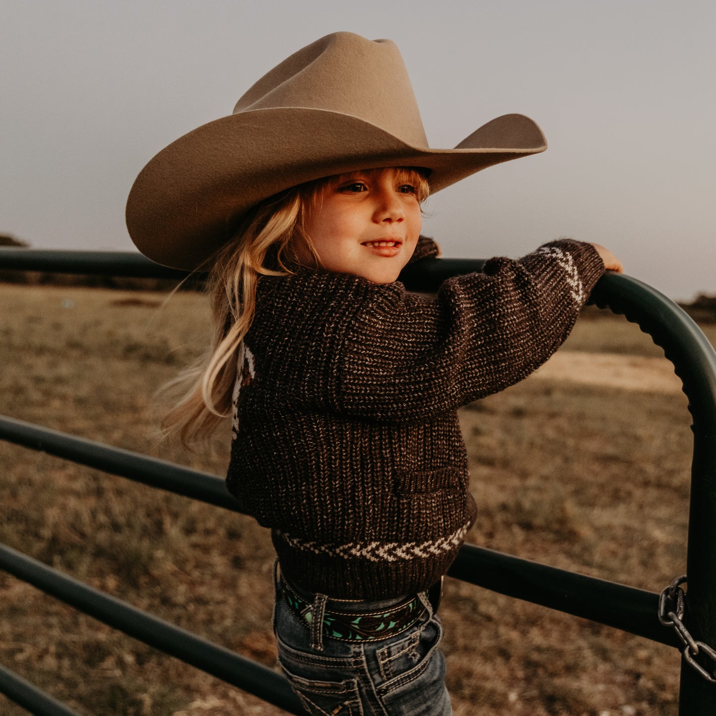Hereford Knit V-Neck Sweater (infant-adult)