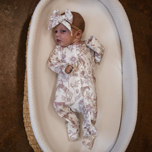 Western Daydream Rose Nylon Band Headband