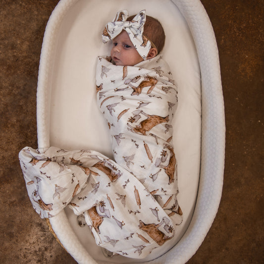 Homestead Bamboo Muslin Swaddle