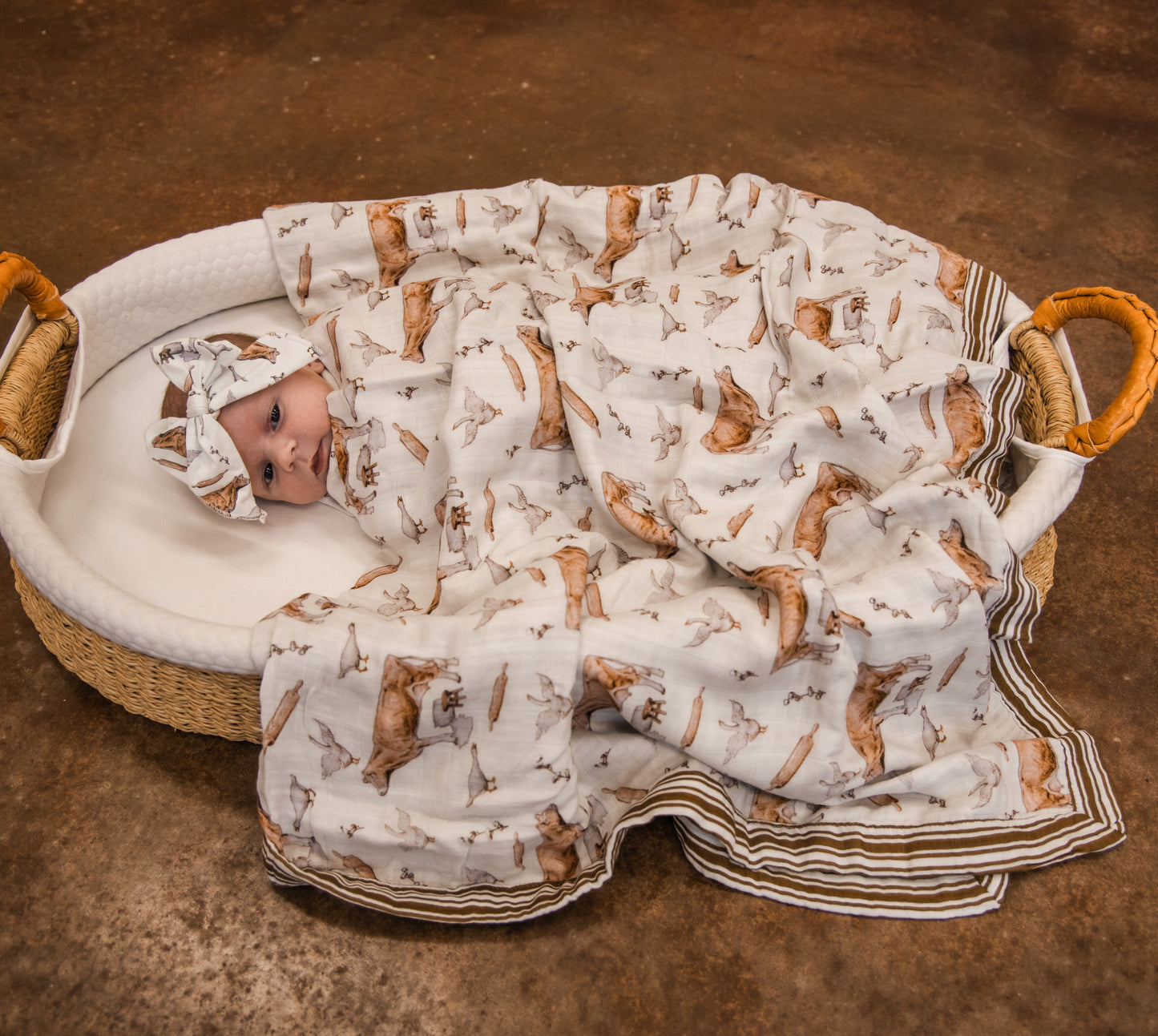 Homestead Bamboo Muslin Blanket