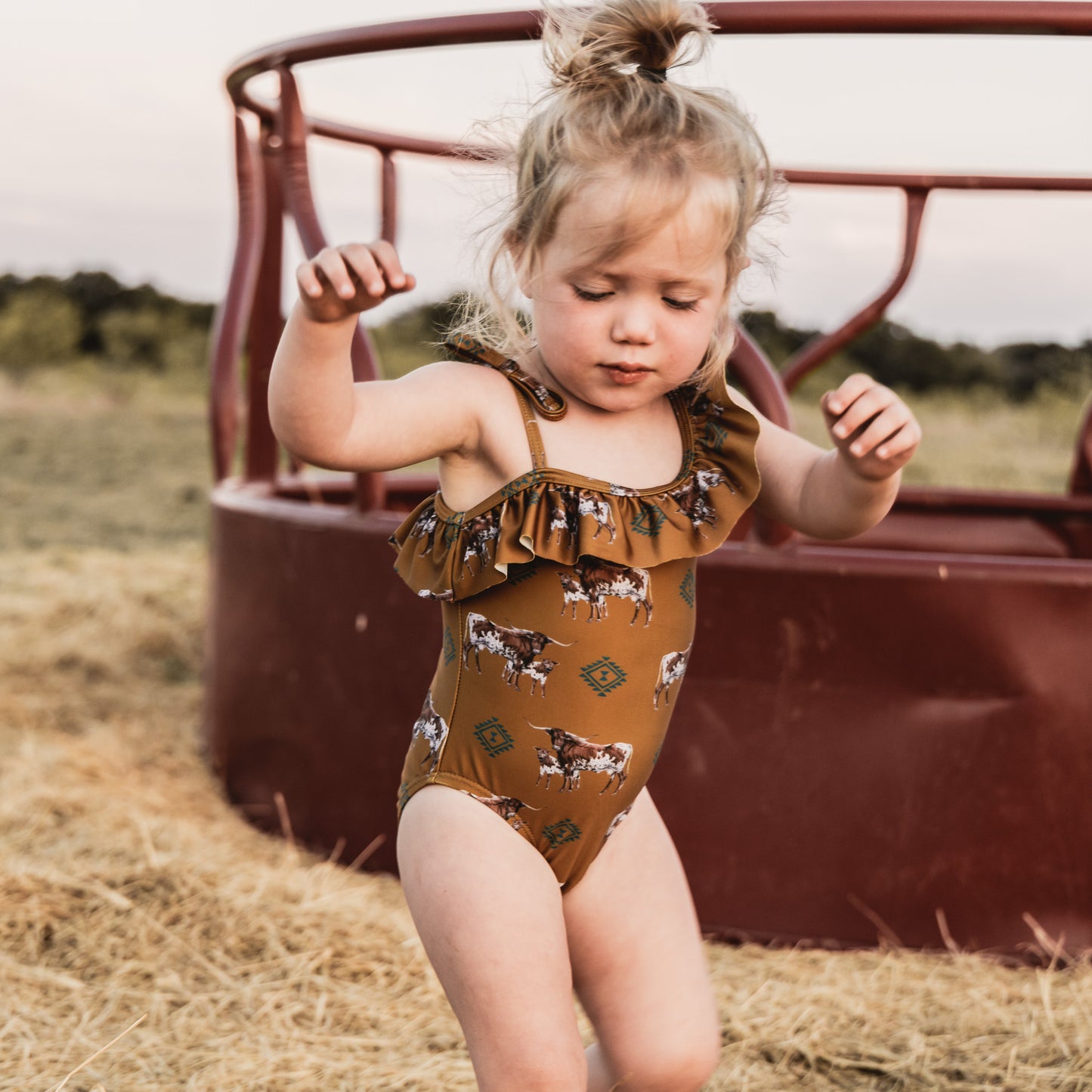 Southwest Longhorn Swimsuit