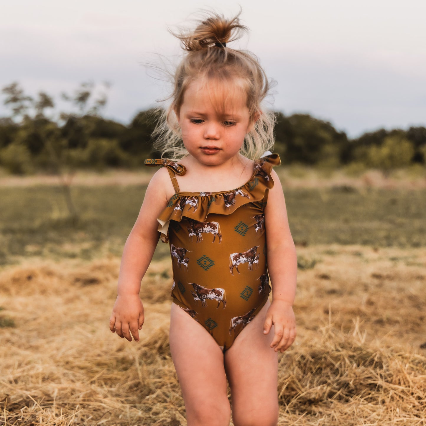 Southwest Longhorn Swimsuit