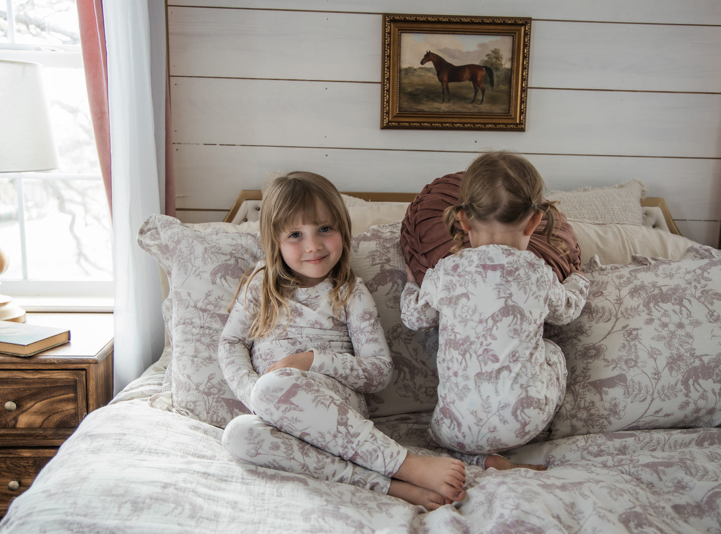 Western Daydream Rose Long Sleeve Set