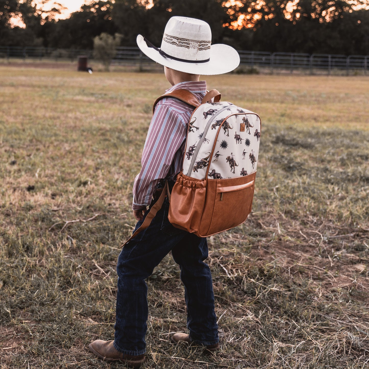 Cowboy Dino Backpack