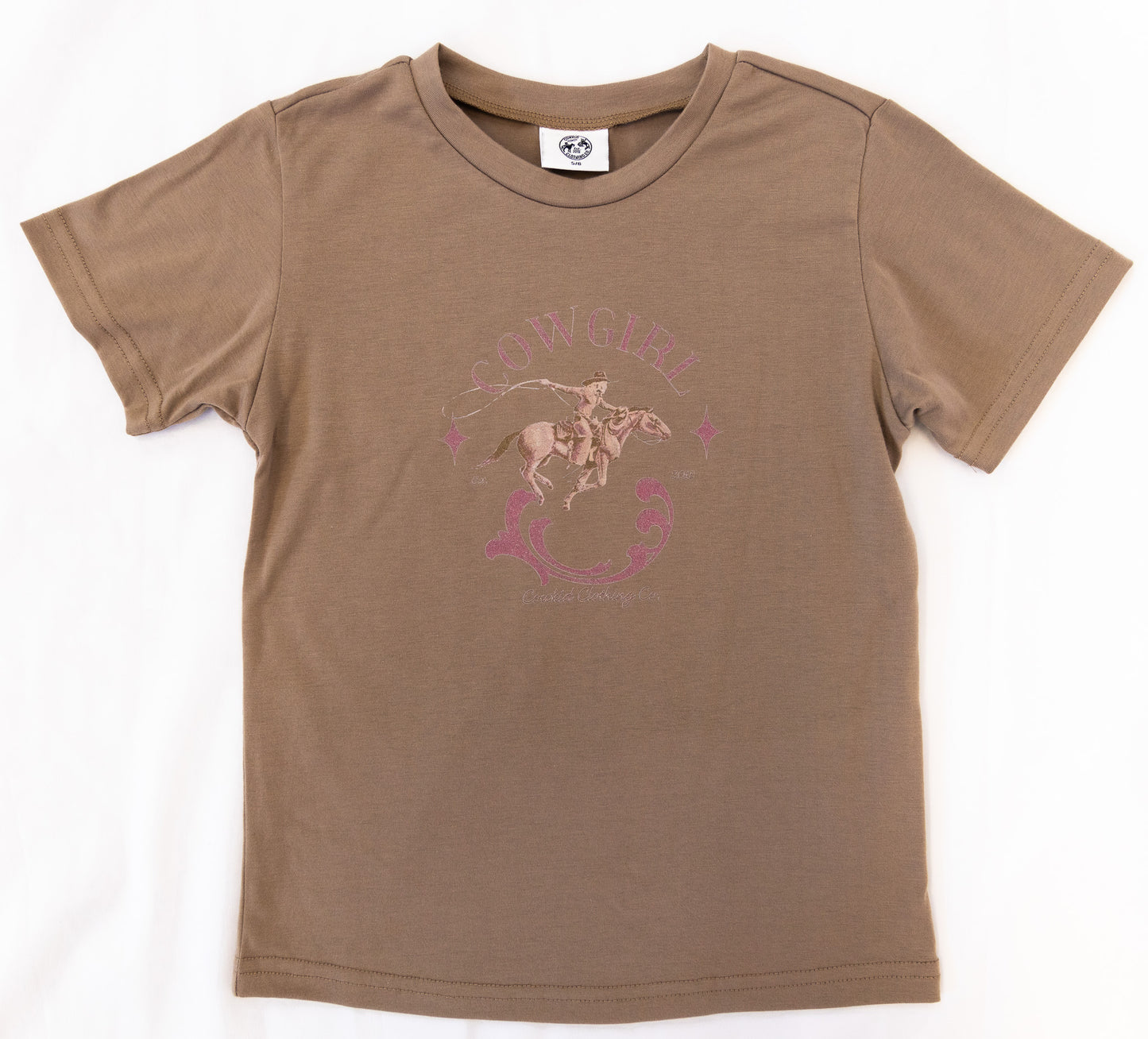 Cowgirl Pink/Tan Shirt (Infant-Youth)