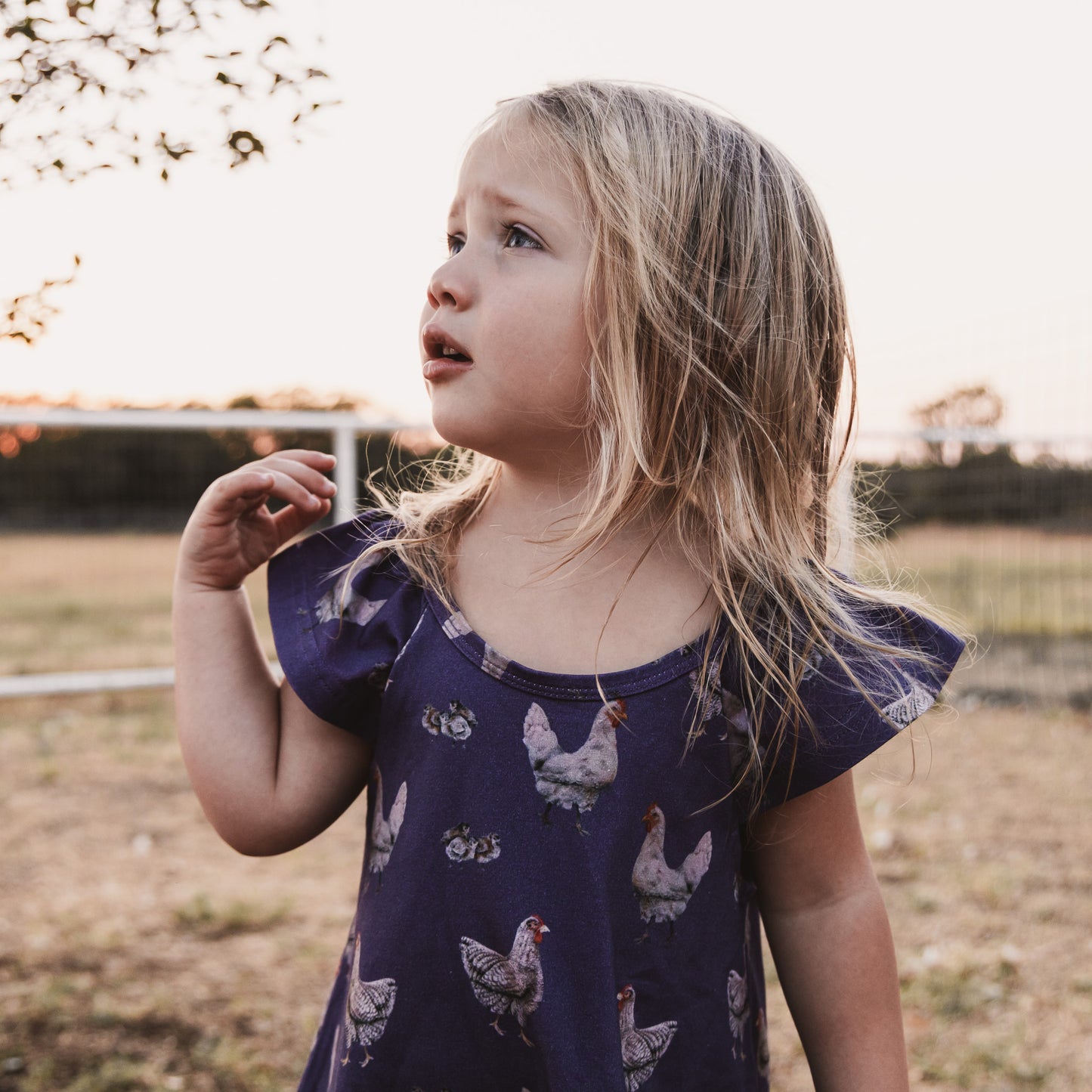 Purple Chicken Gown