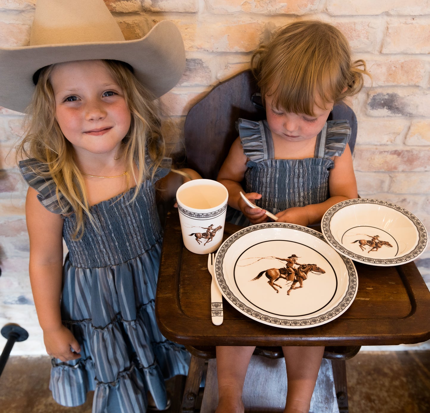 Cowgirl 5-Piece Dish Set BPA-Free