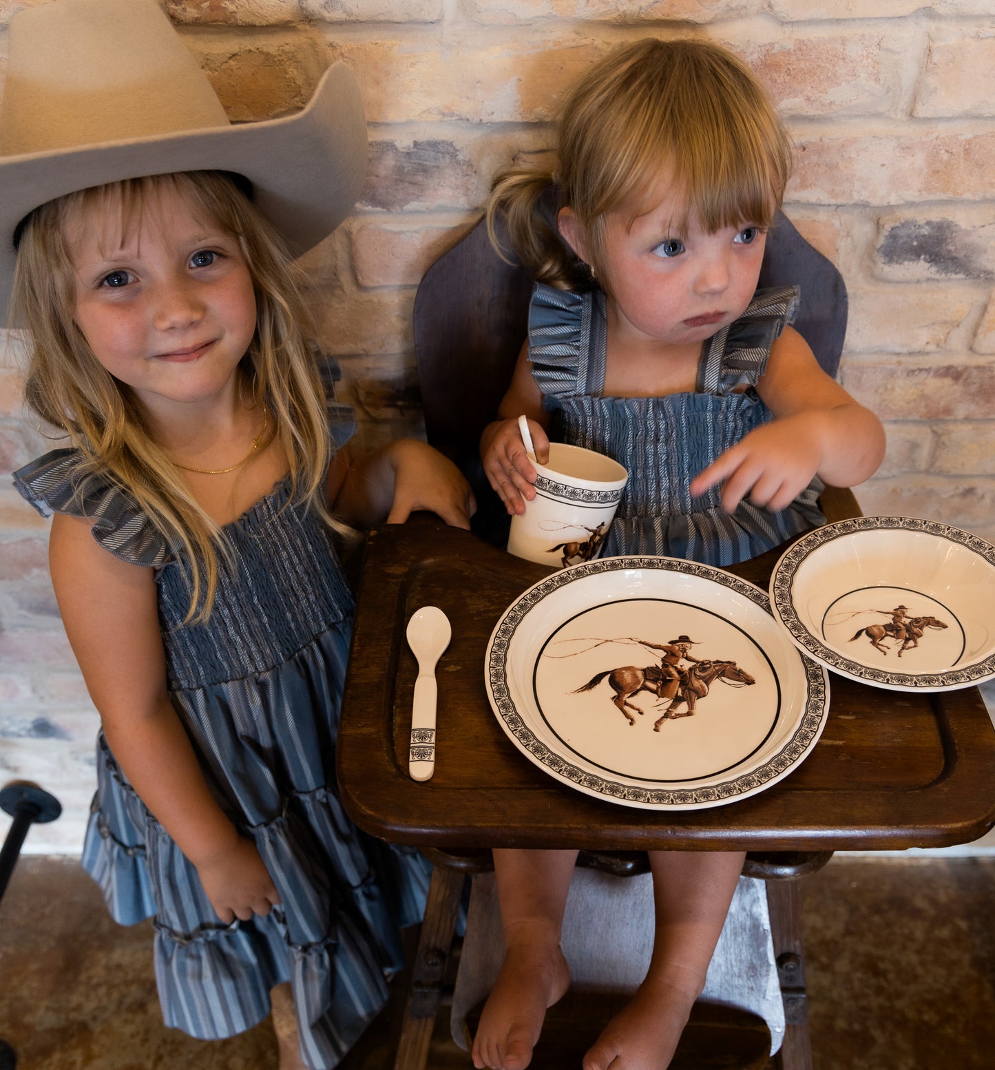 Cowgirl 5-Piece Dish Set BPA-Free