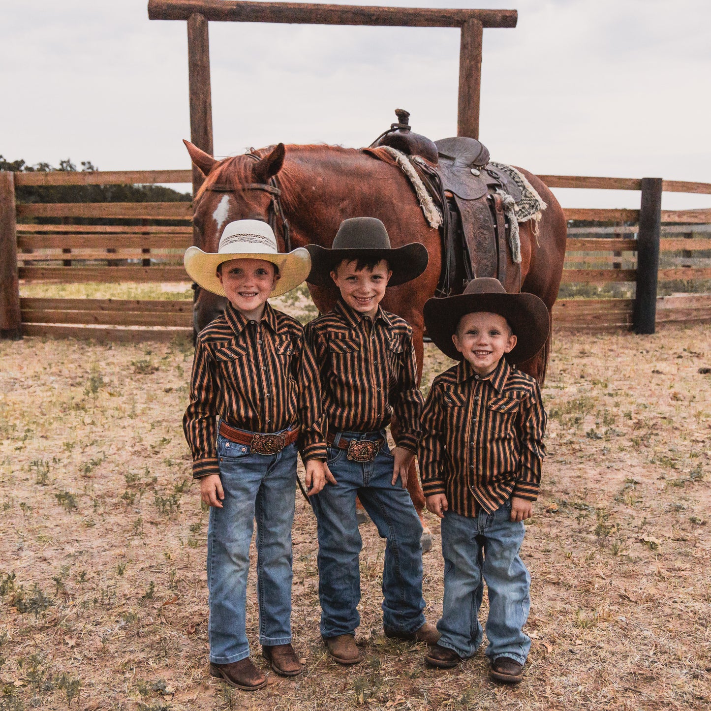 Ariat Chocolate Youth Wool Hat