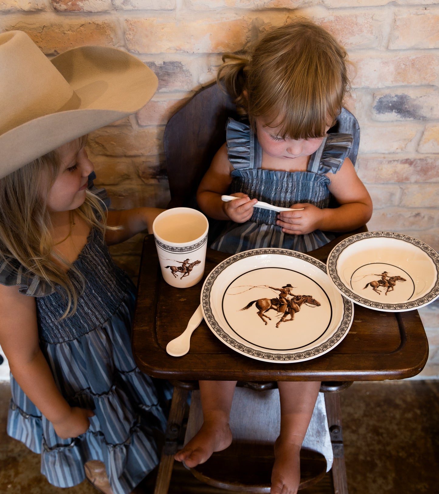 Cowgirl 5-Piece Dish Set BPA-Free