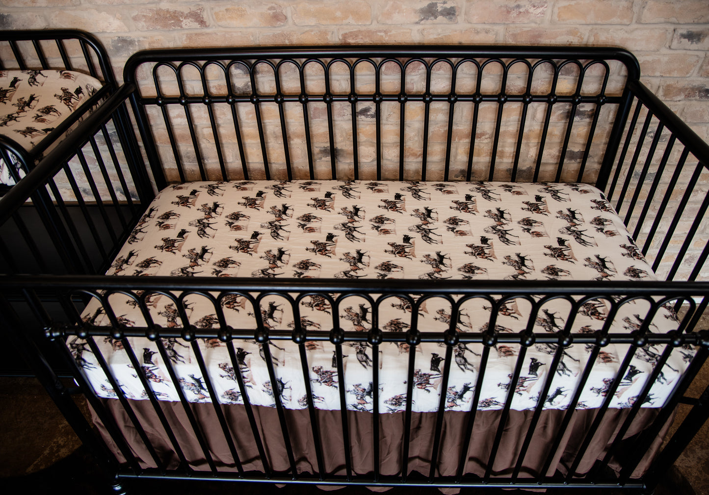 Stop the Clock Bamboo Muslin Crib Sheet