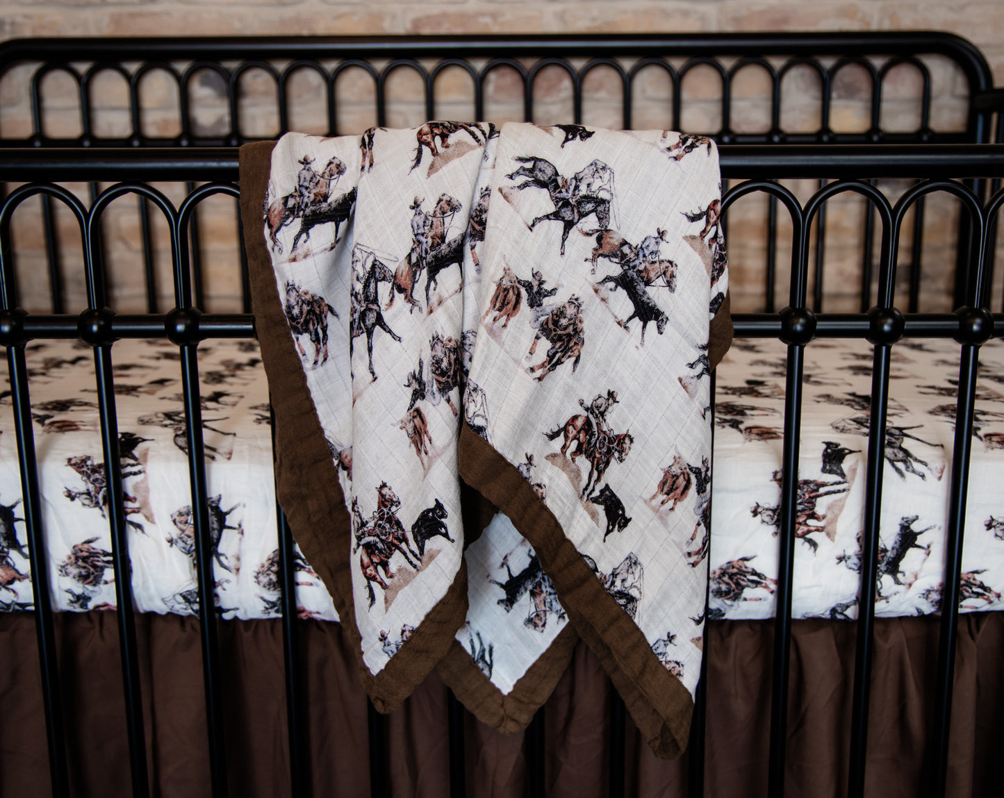 Stop the Clock Bamboo Muslin Blanket