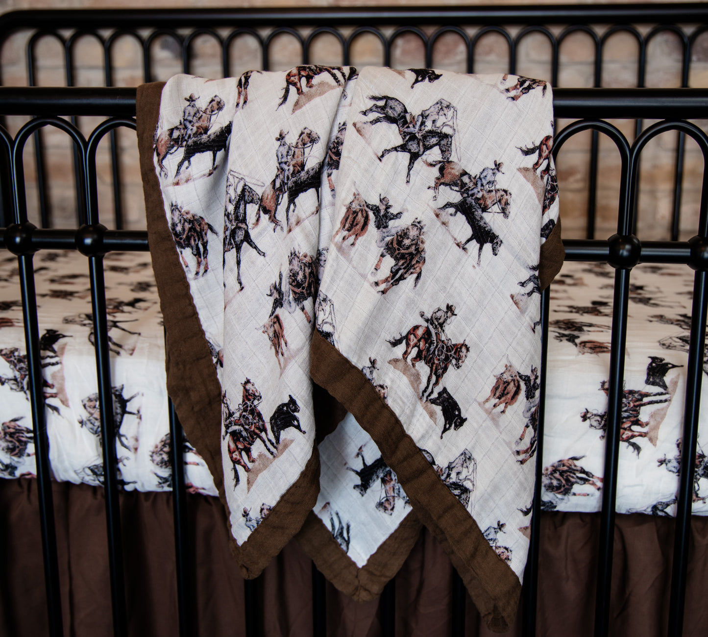 Stop the Clock Bamboo Muslin Blanket
