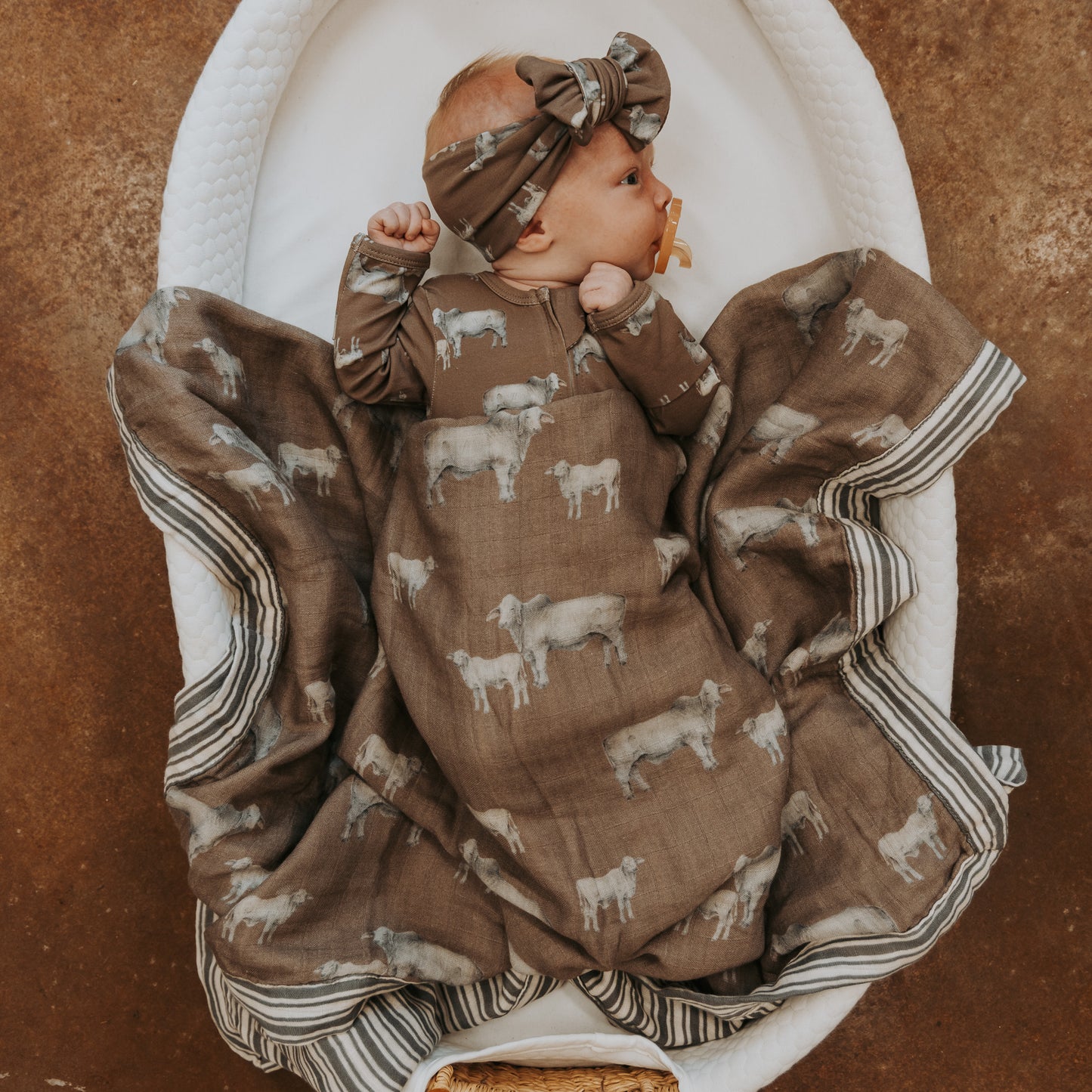 Brahman Bamboo Muslin Blanket