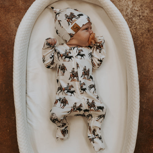 Stop the Clock Folding Feet Jammies