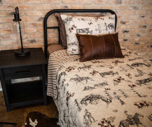 Western Serenity Reversible Quilt Set