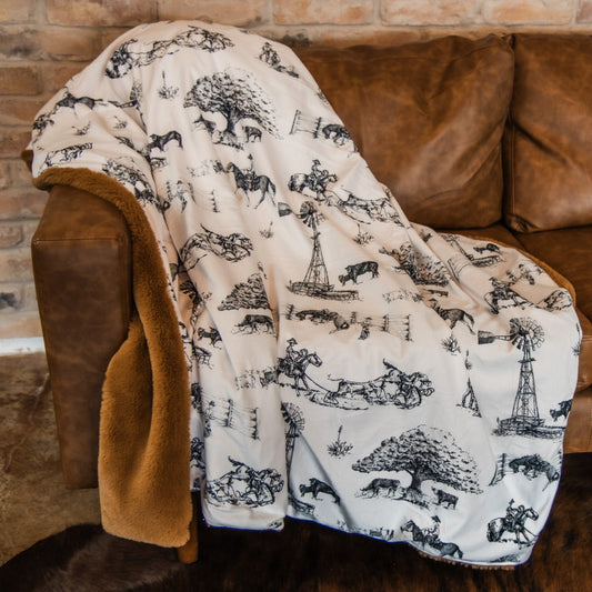 Heaven on Earth Plush Throw Blanket