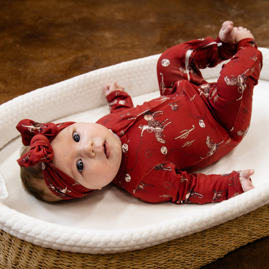 Rope the Moon for You Folding Feet Jammies