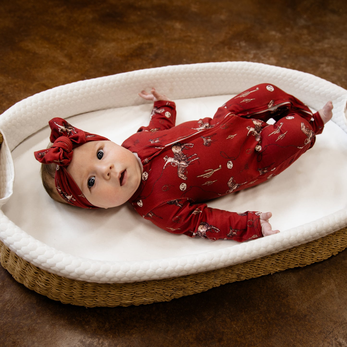 Rope the Moon for You Folding Feet Jammies