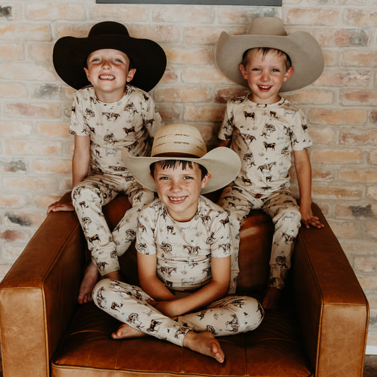 Cowboy Short Sleeve Set