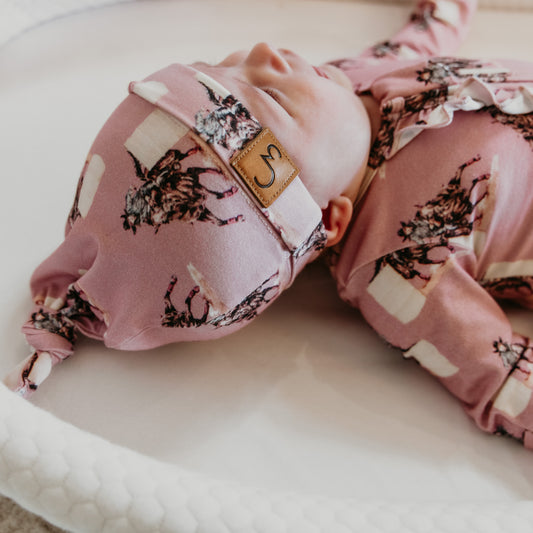 Barrel Racer Newborn Baby Hat