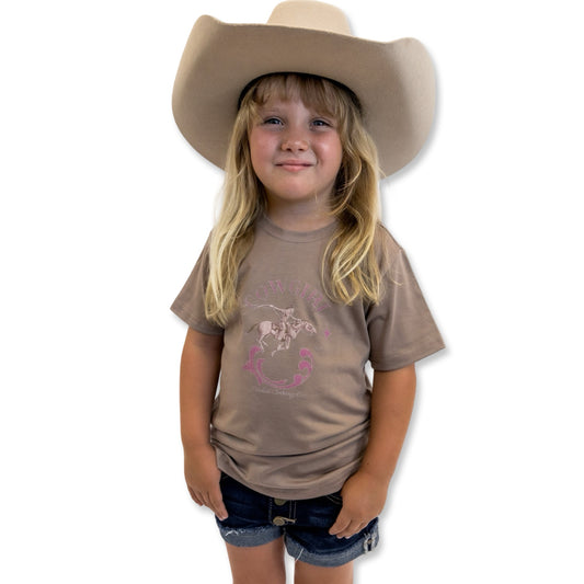 Cowgirl Pink/Tan Shirt (Infant-Youth)