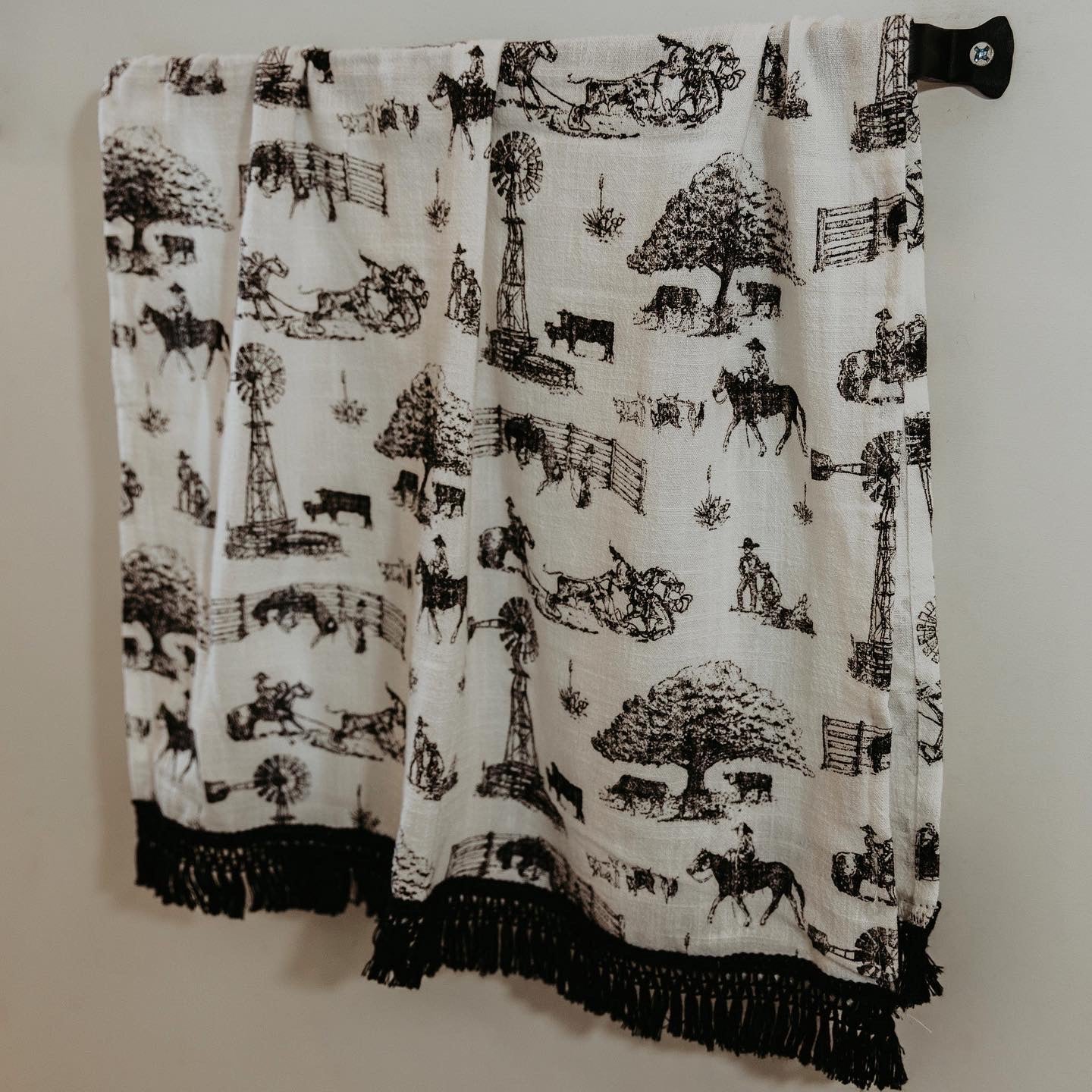 Heaven on Earth Fringe Kitchen Towel