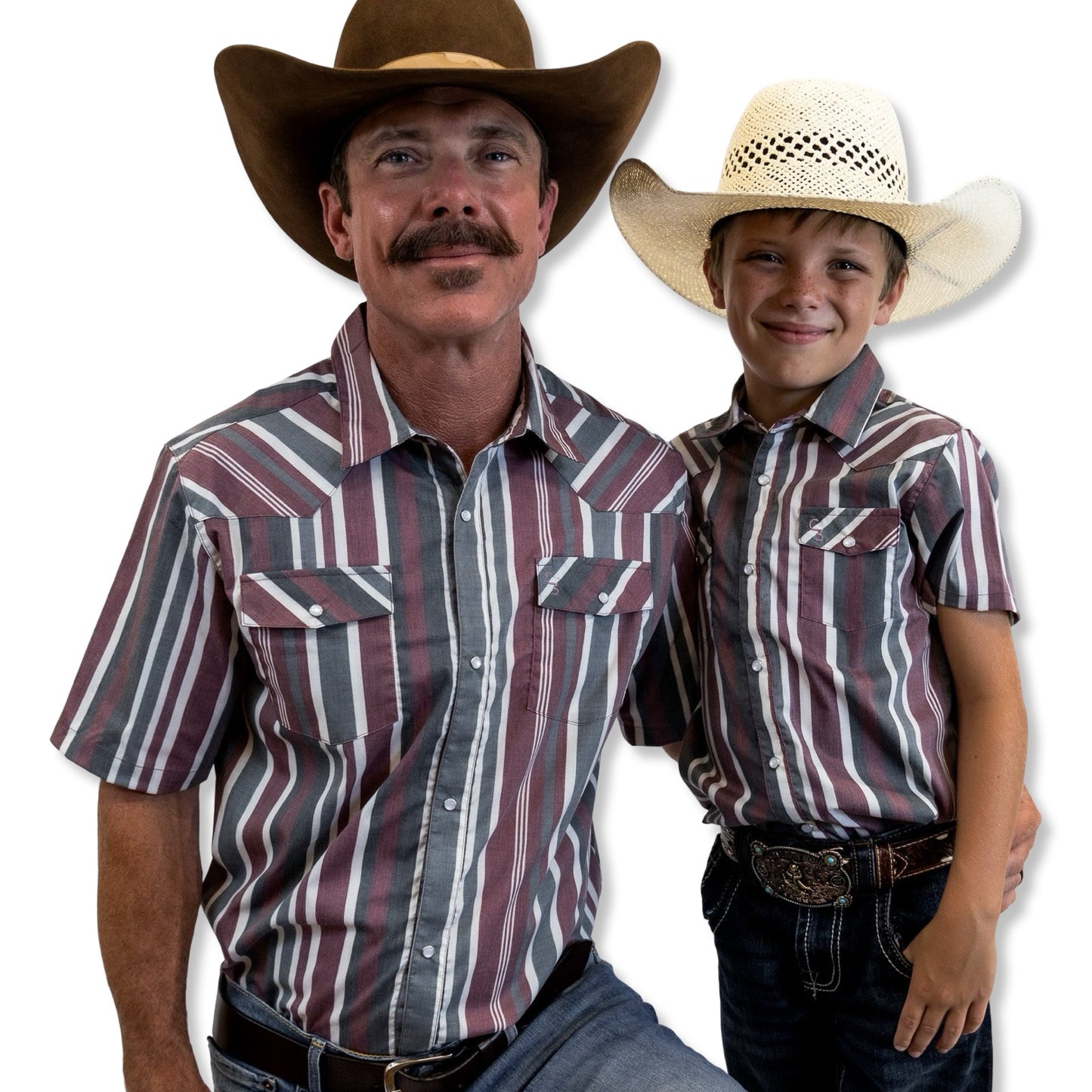 Maverick Short Sleeve Pearl Snap (Toddler-Adult)
