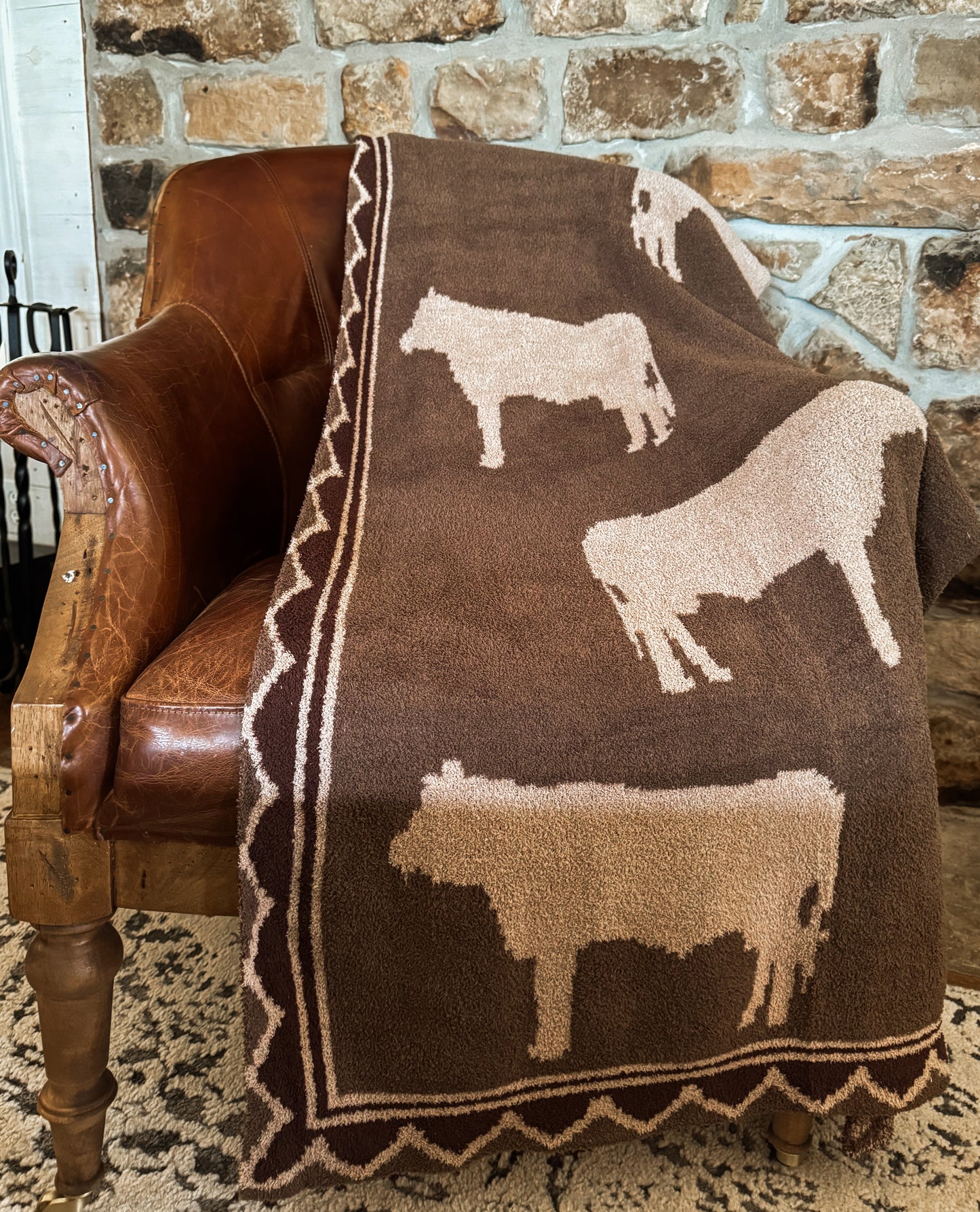 Autumn Pasture Ultra-Soft Plush Oversized Throw Blanket