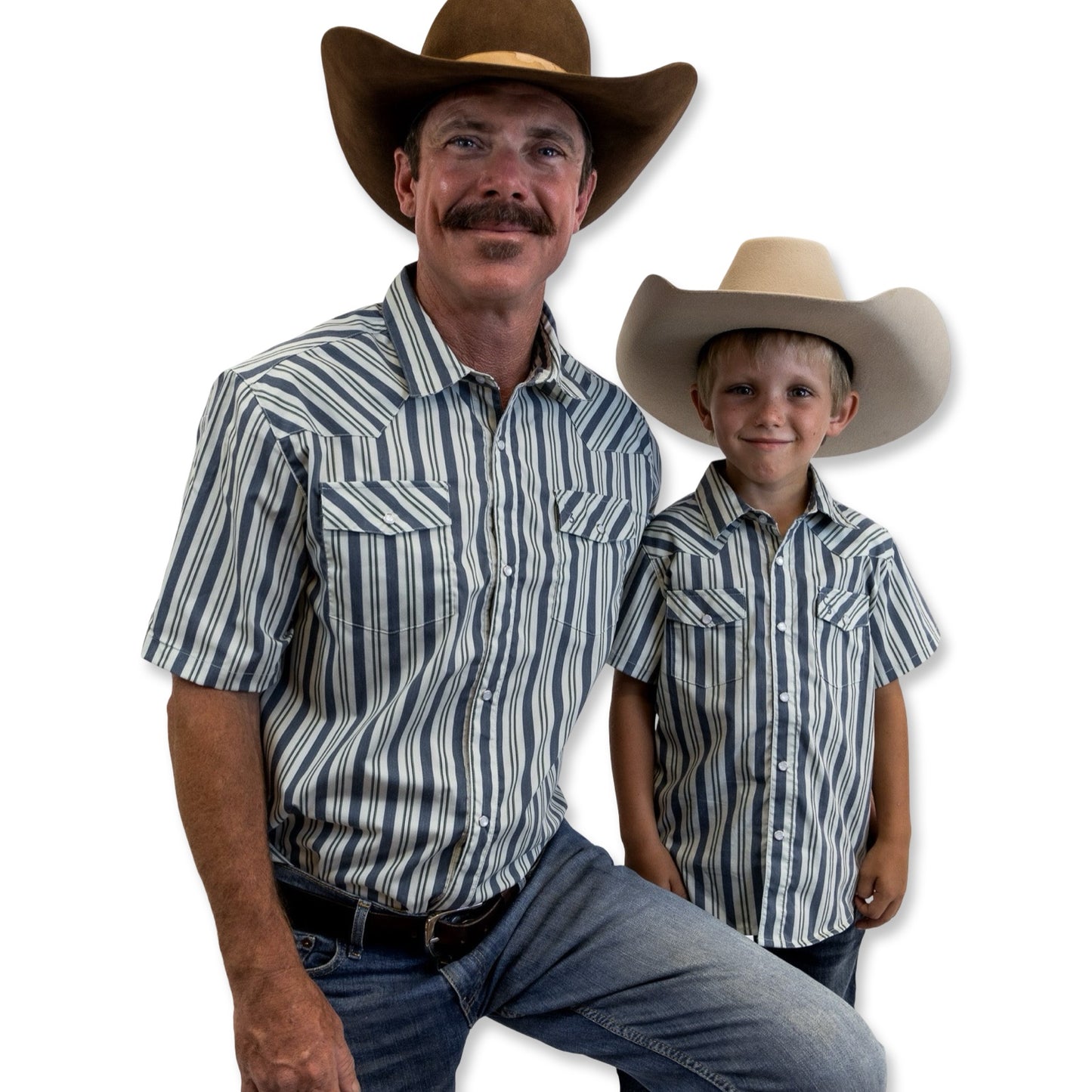 Workman Short Sleeve Pearl Snap (Toddler-Adult)