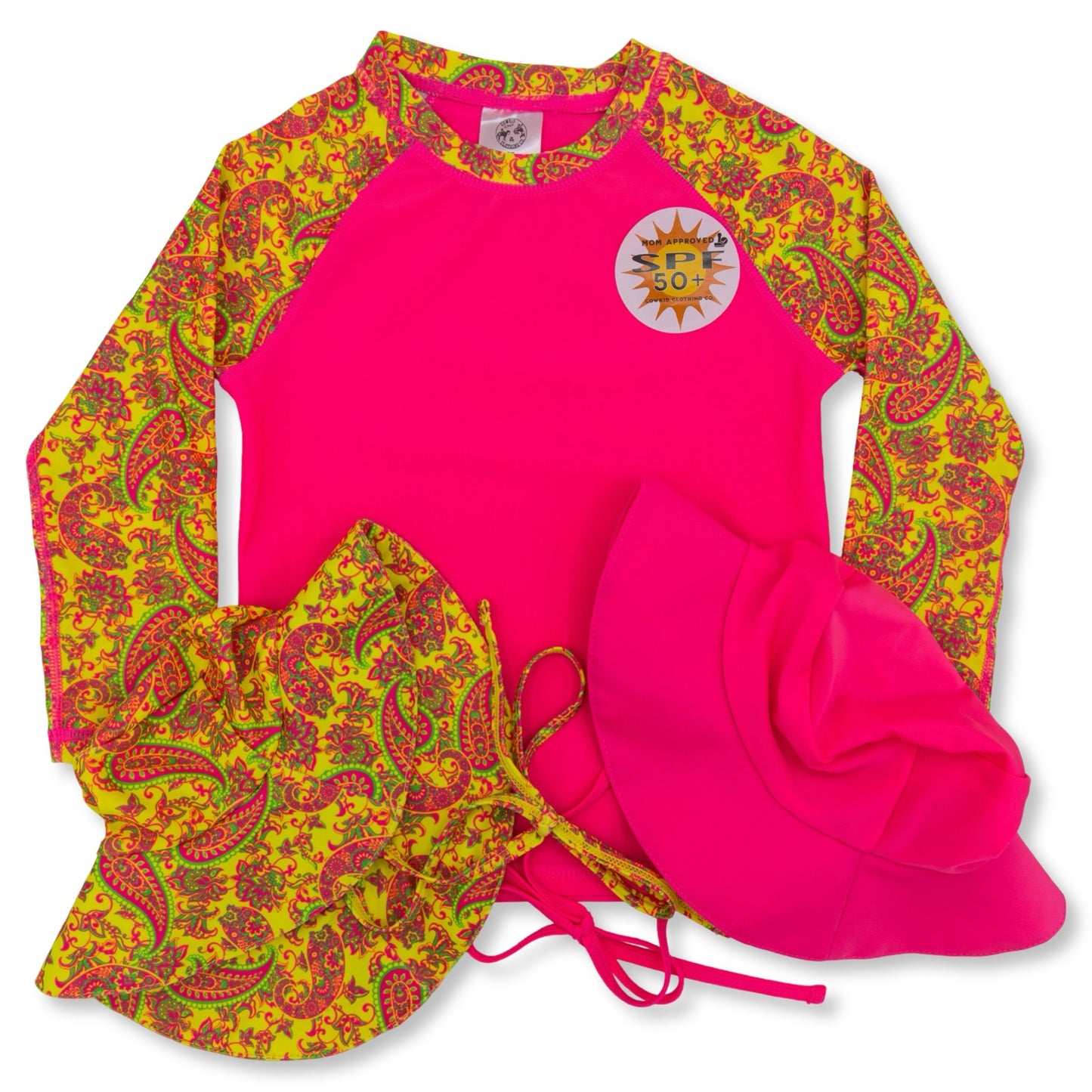 NEON Paisley Rash Guard Shirt (infant-youth)
