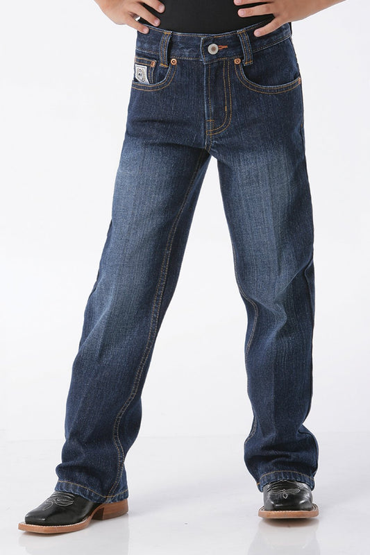 CINCH Boys White Label Dark Stone Jeans