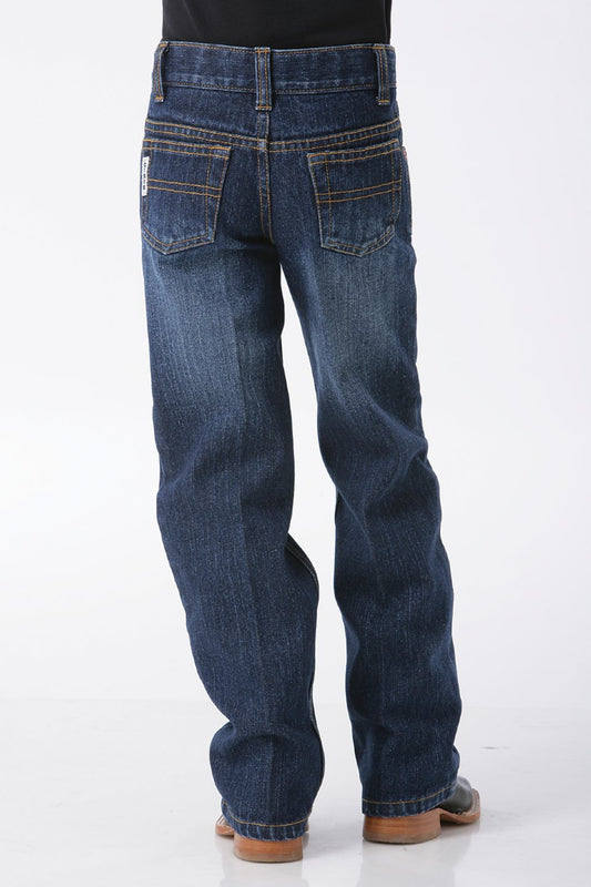 CINCH Boys White Label Dark Stone Jeans