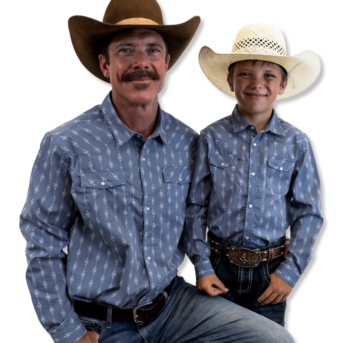 Starlight Vintage Long Sleeve Pearl Snap (Toddler-Adult)