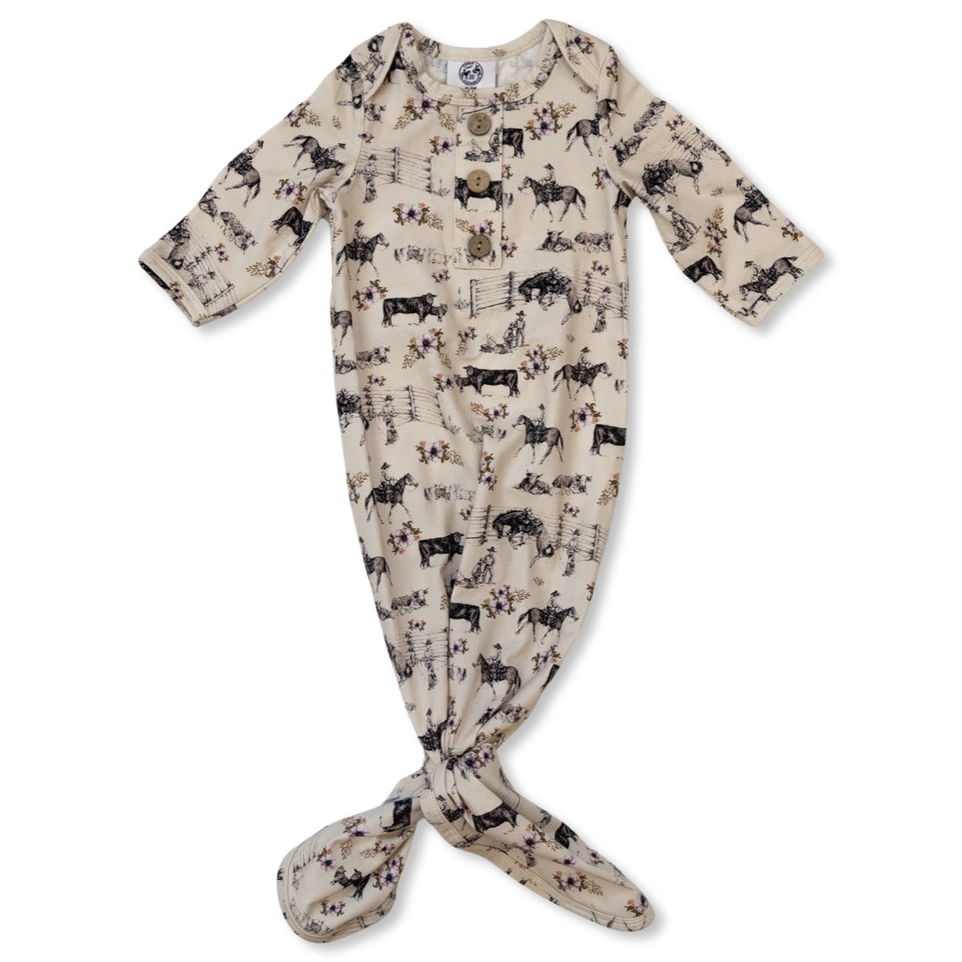 Western Serenity Sleep Gown