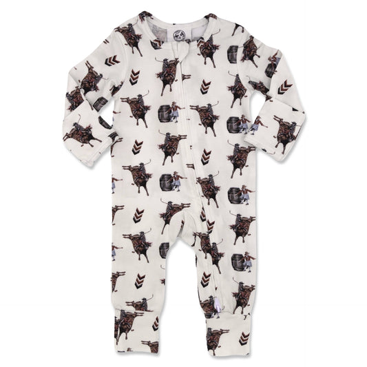 Bull Rider Folding Feet Jammies