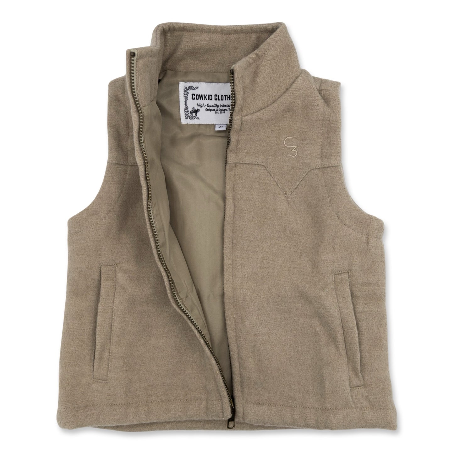 Mountain Mist Vest with Satin Lining