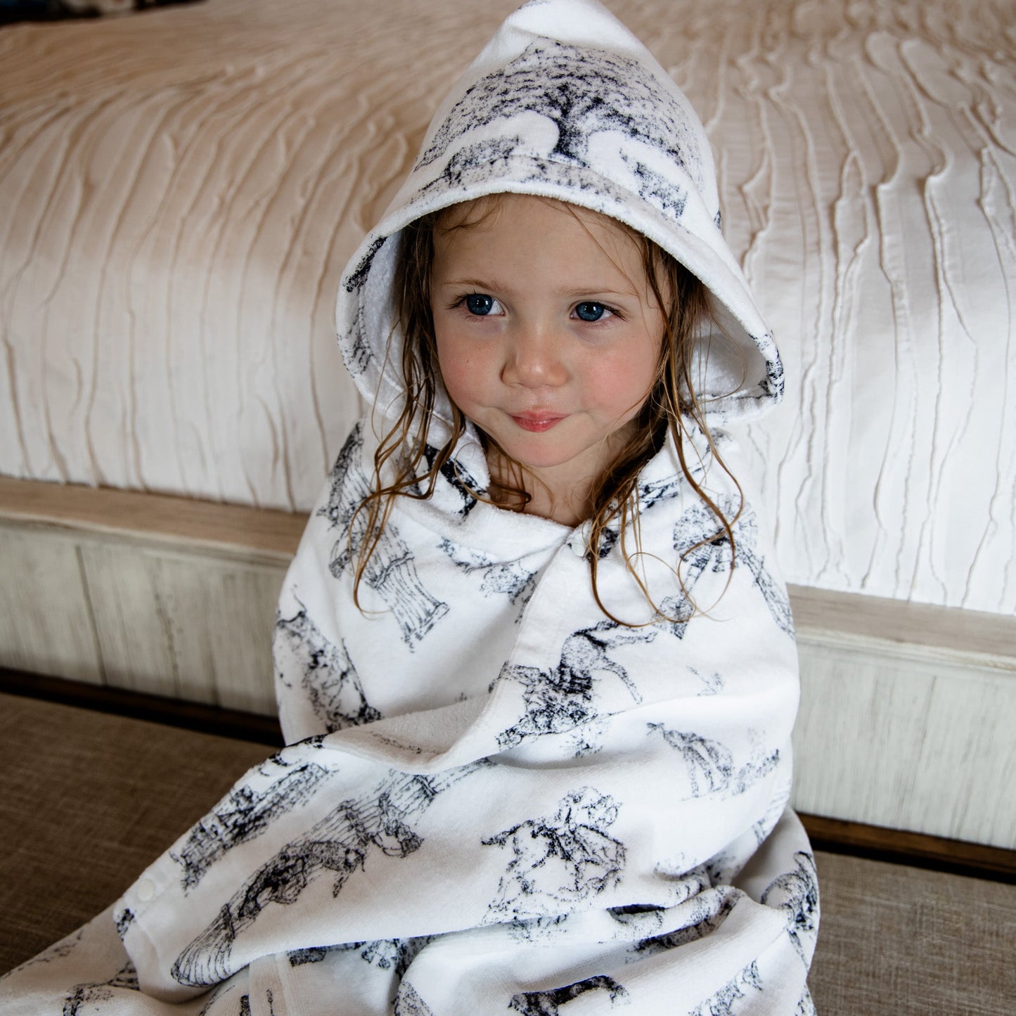 Heaven on Earth Hooded Child Bath Towel