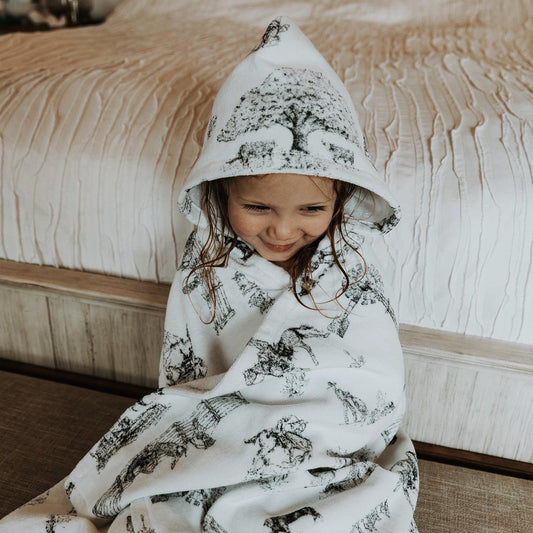 Heaven on Earth Hooded Child Bath Towel