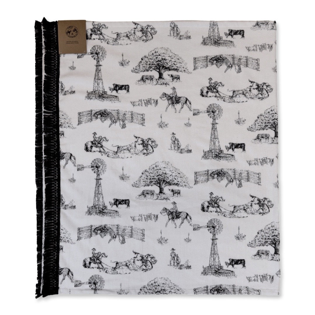 Heaven on Earth Fringe Bath Towel
