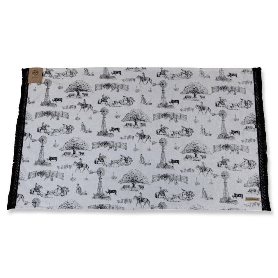 Heaven on Earth Fringe Bath Towel
