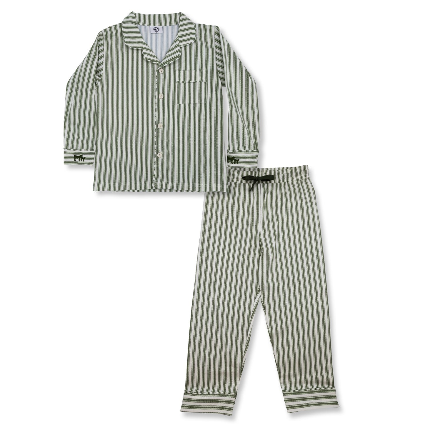 Silent Night Vintage Stripe Christmas Set (Toddler-Adult)