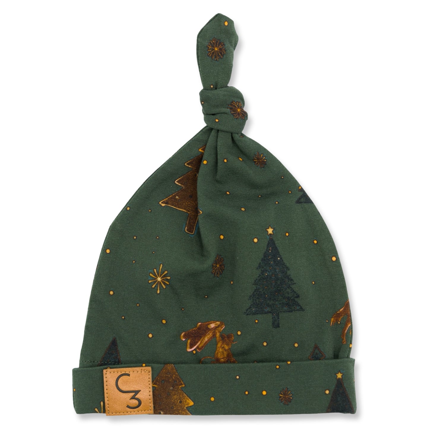 Santa Claus is Coming to the Ranch Christmas Newborn Baby Hat