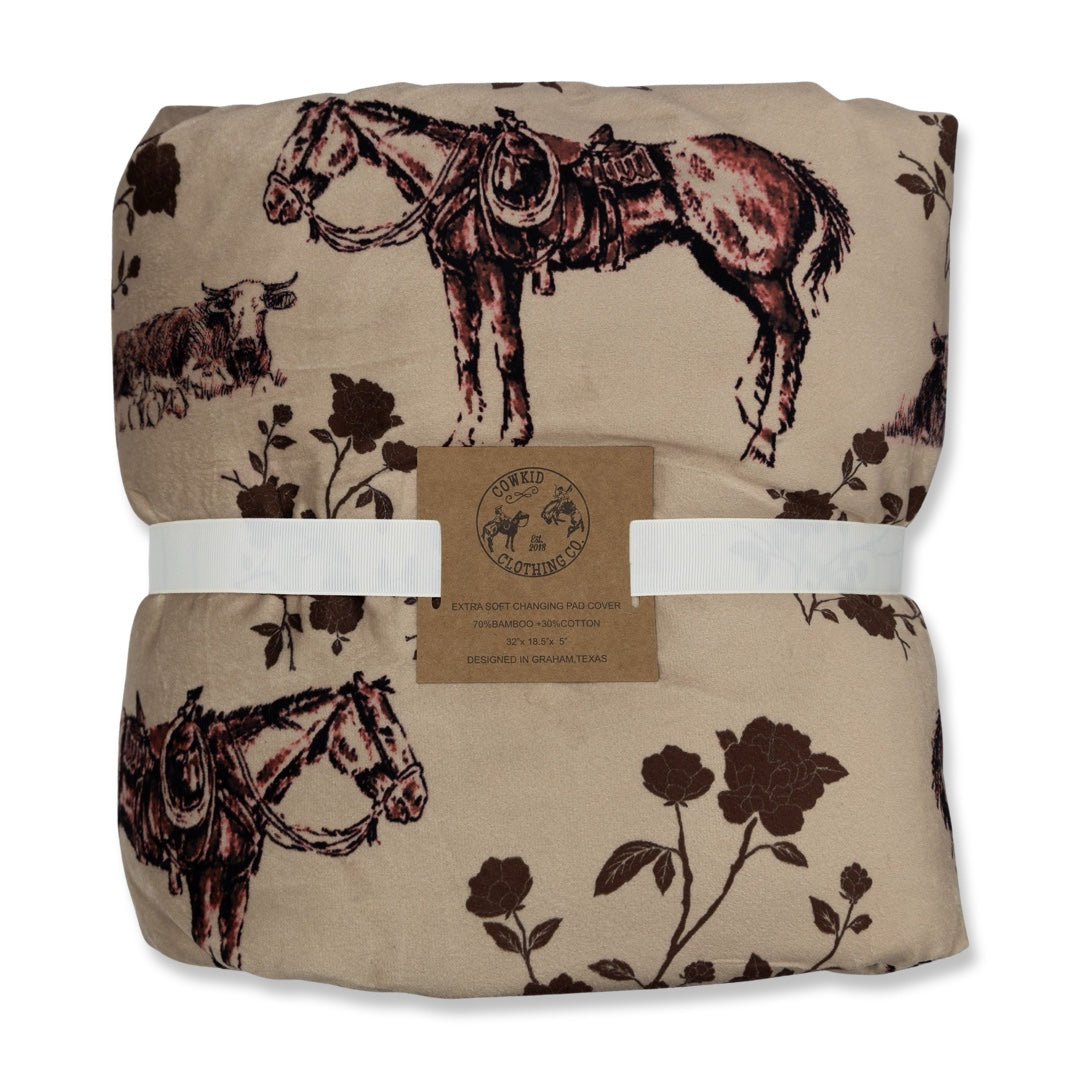 Prairie Rose Plush Throw Blanket