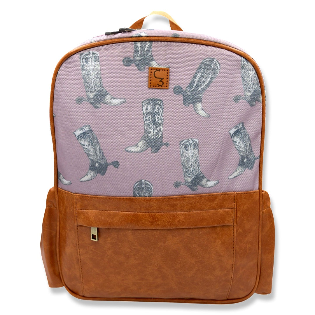 cowgirl trendy leather backpack STS Ranchwear Cremello Oaklynn Backpack, Off-white, Medium, Western, Chic Clothing, Shoes & Accessories Leather handle Cowgirl Backpack Back to School