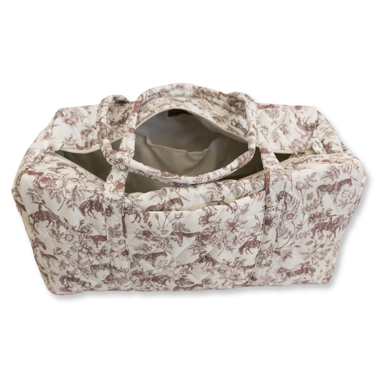 Western Daydream Rose Luxury Oversized Duffle Bag